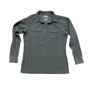 Duluth Trading Heritage Ribbed Mock Turtleneck Cabin Cozy  Minimalist Medium